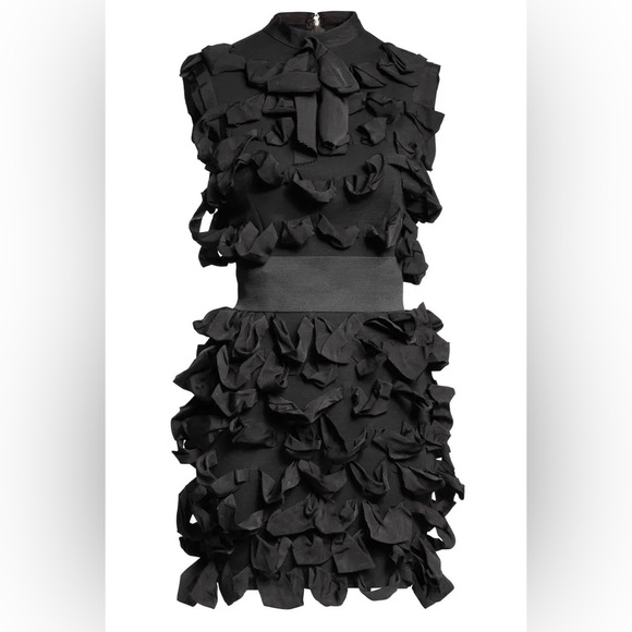 LANVIN FOR H&M Black Ruffled Dress - Picture 2 of 7